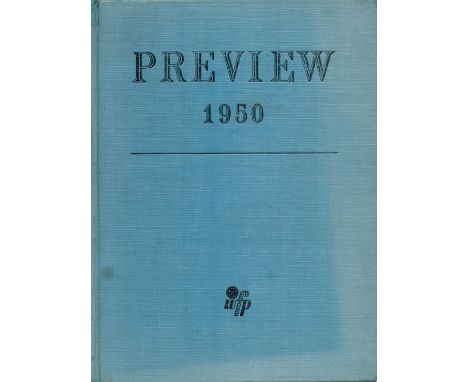 Preview 1950 by World Film Publications 1950 First Edition Hardback Book with 160 pages published by World Film Publications 