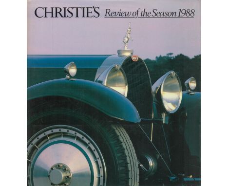 Christie's Review of the Season 1988 First Edition Hardback Book with 504 pages published by Phaidon / Christie's Ltd spine i