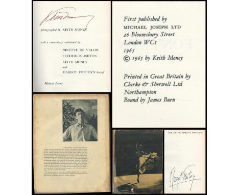 The Art Of Margot Fonteyn. First Edition Signed by M. Fonteyn and K. Money. Published by Michael Joseph LTD. Hardback Book. S