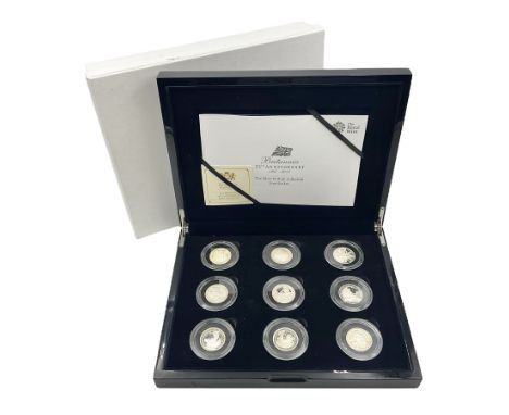 The Royal Mint United Kingdom 2012 'Britannia 25th Anniversary 1987-2012 The Silver Portrait Collection First Strikes' compri