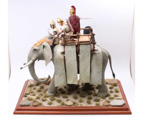 A very well executed large-scale model by JH Jepson kit built and later adapted model of Hannibal at the Battle of Ticinus 21
