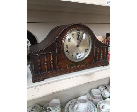 Westmister chime oak mantel clock 