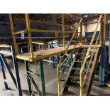 steel mezzanine with stairs