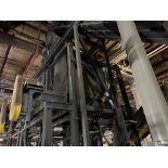 Rectangular use triple auger bin
