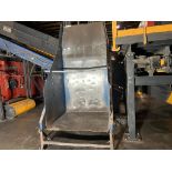Steel tote dump for re-work