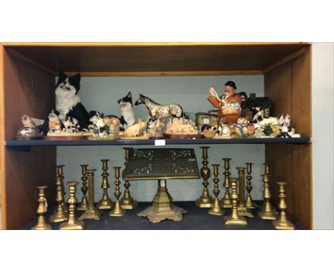 Border Fine Arts and Country Artists Models Including: Pigs, Collies etc, a Royal Doulton Appaloosa Stallion, a Ringtons ''Ma