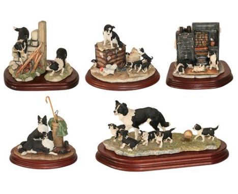 Border Fine Arts Border Collie models Including; 'Out of Harm's Way', model No. B0537, 'Wait for Me', model No. SOC6, 'In Fro