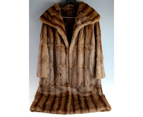 Ladies 3/4 length mink fur coat,.    