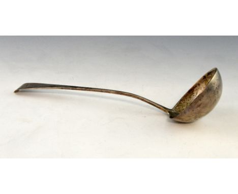 George III silver Old English pattern soup ladle, by Richard Crossley, London, 1797, 5.5oz, 171g,.    