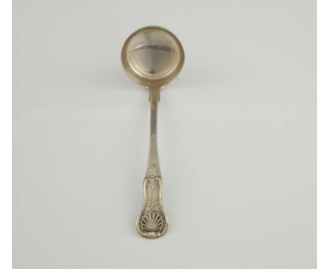 William VI Scottish silver toddy ladle, by Elder & Co and James Howden & Co, Edinburgh 1835, 15 cm long, 1.2 oz. 37 g..    