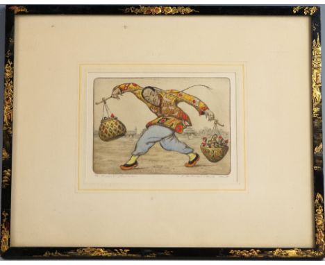 R Handman-Smith, 'The Ruppio', signed and titled in pencil, 14cm x 19cm. Provenance: part of The Stephen Furniss Collection .