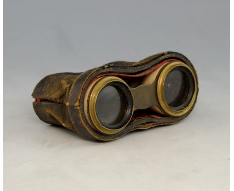 Pair of 19th century Ivory and gilt metal opera glasses Sold on Behalf of Oxfam High Street Godalming  PLEASE NOTE: THIS ITEM