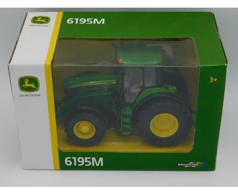 A boxed Britains John Deere 6195M, scale 1:32