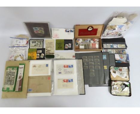 A quantity of stamps & related items including thirty first day covers including 1937 Coronation cover, Liberation of Channel