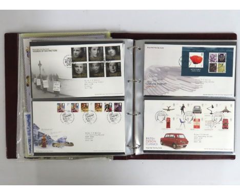 A Royal Mail album of first day covers, approx. 68