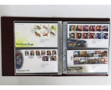 A Royal Mail album of first day covers, approx. 50, 2019/20