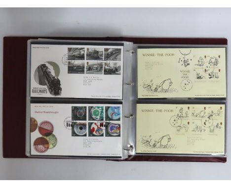 A Royal Mail album of first day covers, approx. 92