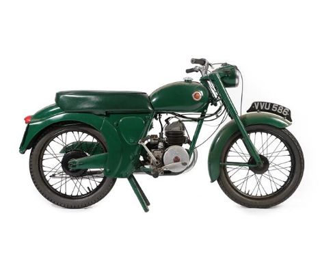 ~ 1958 Francis Barnett Plover Motorcycle Registration number: VVU 586 Date of first registration: 06 05 1958 Frame number: Z-