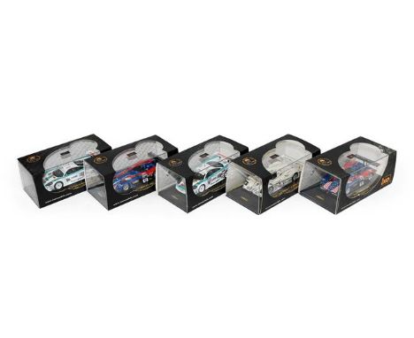 Ixo Models Le Mans Group Saleen S7-R Konrad Motorsport #66, Saleen S7-R Konrad Motorsport #67, Audi R8 Team GOH #5 2002, Pano