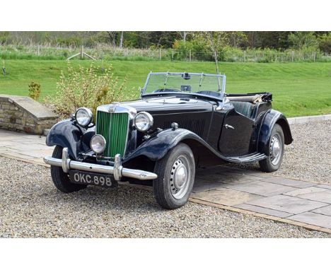 ~ 1953 MG TD Roadster Registration number: OKC 898 Date of first registration: 21 05 1953 VIN number: TD27753 Engine number: 