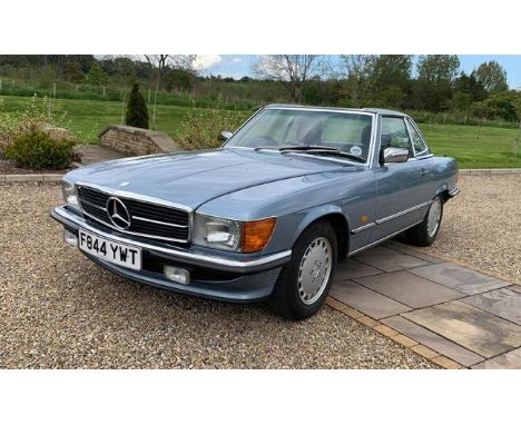 1988 Mercedes 300 SL Auto Convertible Registration number: F844 YWT Date of first registration: 03 08 1988 VIN number: WDB107