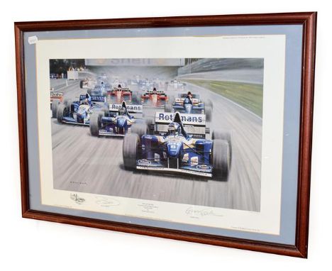After Gerald Coulson First off the Grid, first pole position for David Coulthard, Argentina 1995 Signed by David Coulthard an