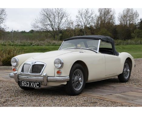 1960 MGA MK1 Roadster Registration number: 653 XVC Date of first registration: 01 01 1960 VIN number: GHNL76515 Engine number