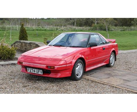 ~ 1989 Toyota MR2 MK1 Registration number: F274 UFV Date of first registration: 05 01 1989 VIN number: JTICoAW1100147940 Engi