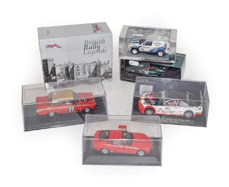 Various Diecast Trofeu Ford Escort MkII 1975 'British Rally Legends' no.112 of 120; Fly Car Model 88002 BMW GTR Alms Sears Po