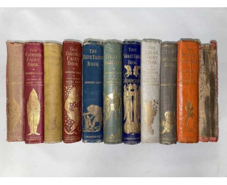 LANG (Andrew) Collection of 11 Fairy Books, first editions unless otherwise stated, in original decorative cloth bindings, so