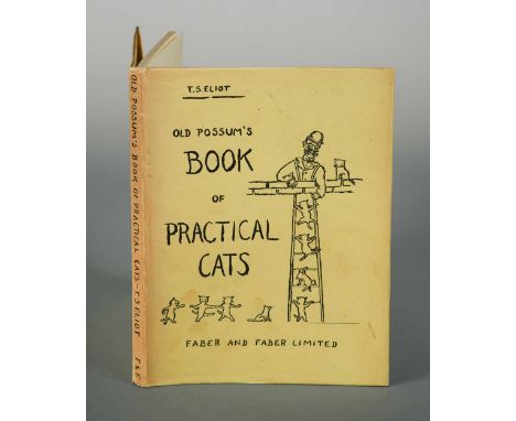 ELIOT (T S) Old Possum's Book of Practical Cats, first edition, Faber and Faber 1939, light foxing to endpapers and fore-edge