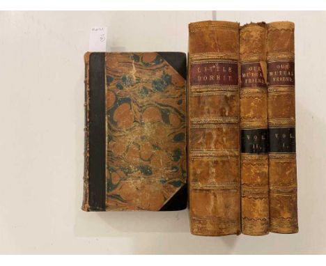 DICKENS (Charles) Bleak House; Little Dorrit; both first editions in book form, 1853 and 1857, 8vo, browning and foxing to pl