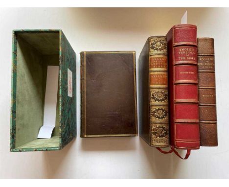 Bible reference. ANDERSON (Christopher) The Annals of the English Bible, 2 vols. Pickering 1845, 8vo, full calf, spines gilt 