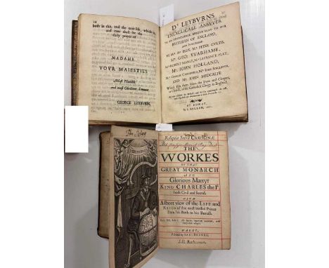 CHARLES I. Reliquiae Sacrae Carolinae, The Workes of that Great Monarch and Glorious Martyr King Charles the Ist. both Civil 