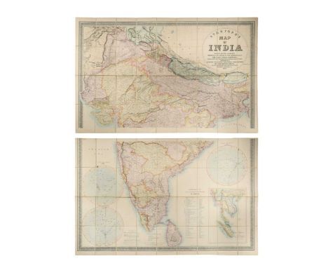 INDIA. STANFORD (Edward) Stanford's Map of India, based on the surveys executed by order of the Honourable The East India Com