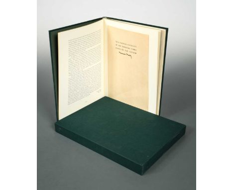 HARDY (Thomas) Moments of Love: Poems to Emma, no. 112 of a limited edition of 157 facsimile copies of Hardy’s love poems to 