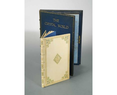 ALDINGTON (Richard) The Crystal World, first edition Heinemann 1937, 8vo, fine vellum gilt with coloured rosettes and leaves 