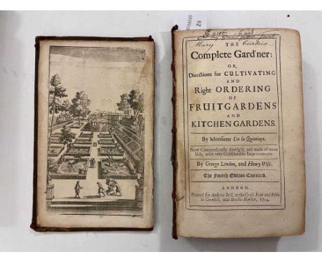 La QUINTINYE (Jean de) The Complete Gard'ner: or, Directions for Cultivating and Right Ordering of Fruit-Gardens and Kitchen 