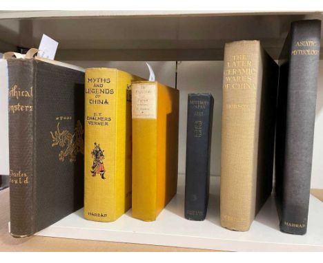 HOBSON (R L) The Later Ceramic Wares of China, 1925, 4to, illustrated, cloth; WERNER (E T Chalmers) Myths and Legends of Chin