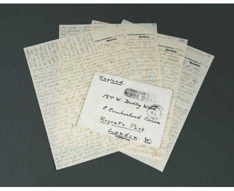 EDWARD VIII (1894-1972) A lengthy autograph letter signed, 'David' (also signed a further three times at various breaks in th