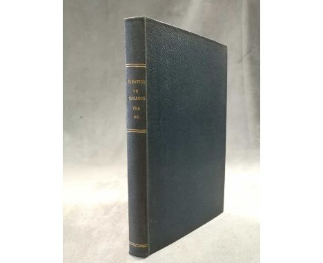 PAULI (Simon) A Treatise on Tobacco, Tea, Coffee, and Chocolate, translated by Dr. Robert James. London 1746, 8vo, 2 folding 