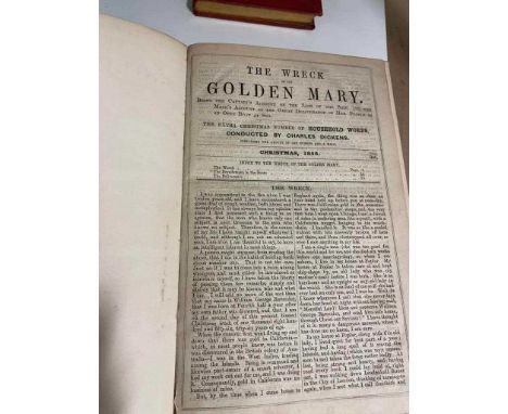 DICKENS (Charles) Dombey and Son, Bradbury and Evans 1848, 8vo, first edition in book form, illustrations by H K Browne, with