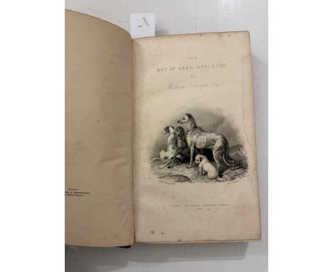 SCROPE (William) The Art of Deer-Stalking, London: John Murray 1838, large 8vo, engraved title (dated 1839), frontispiece and