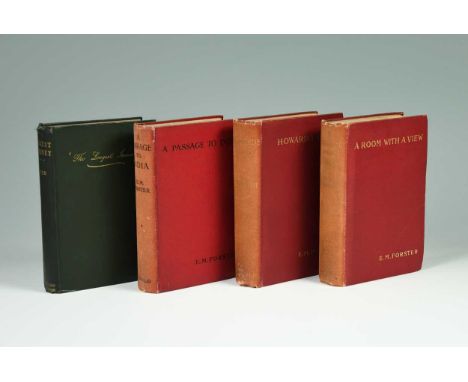 FORSTER (E M) First editions: The Longest Journey, 1907, foxing to edges, original cloth; A Room with a View, 1908, light fox