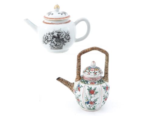 Including Kangxi, tallest teapot is 17 cm., with restorations.