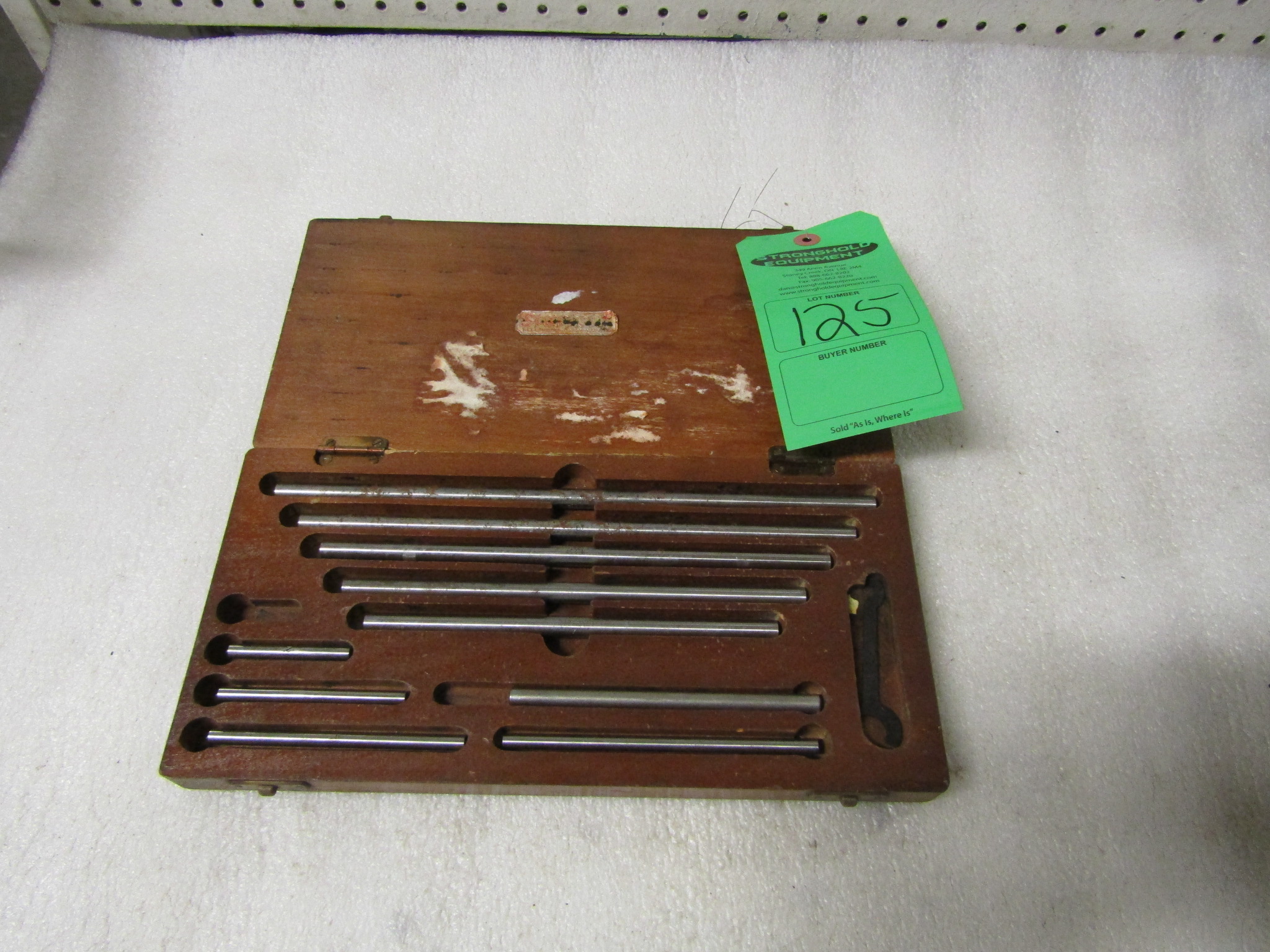 Lot of Starrett Calibration Rods / Standards