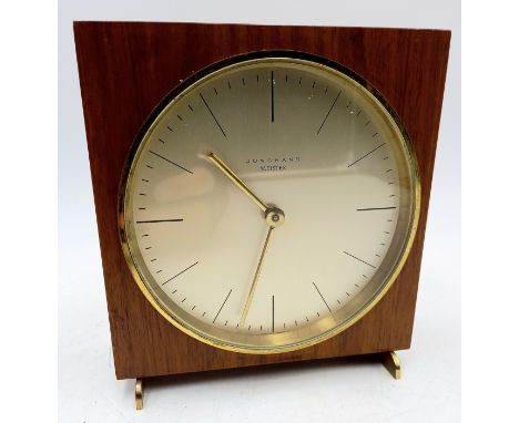A mid-century Junghans Meister mantle clock, 18cm high.