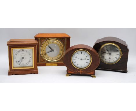 Four vintage mantle clocks, including Elliot, Metamec, Astral etc.