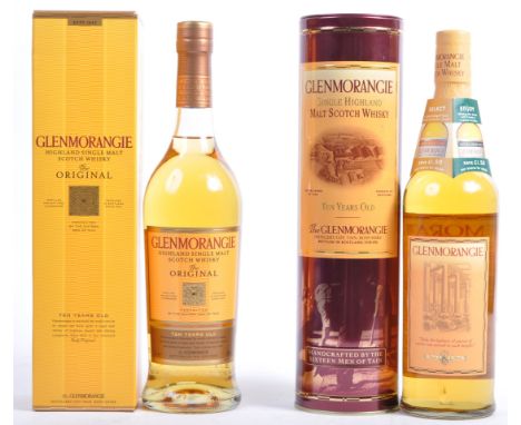 Two bottles of Glenmorangie Scotch Whisky comprising a Single Highland Malt Scotch Whisky Ten Years Old 70cl 40% and a The Or