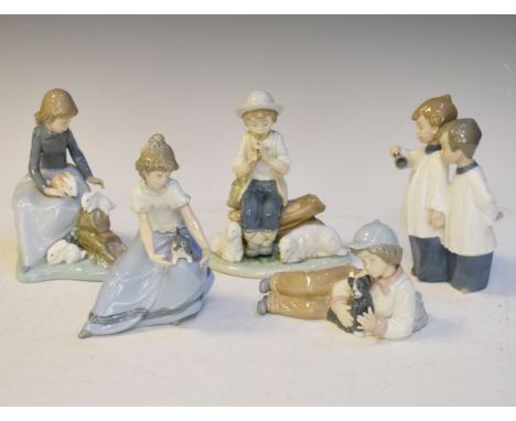 Five various Nao figures   Condition: 